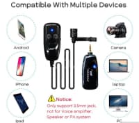 Simsiz Yaxa Mikrofonu (Wireless Lavalier) — şəkil 6