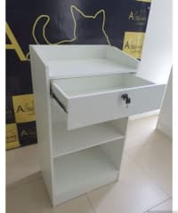 Laminat material rəf, Ağ rəng — şəkil 2