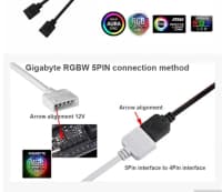 Fan hub 5 portlu ARGB və RGB çevirici — şəkil 2