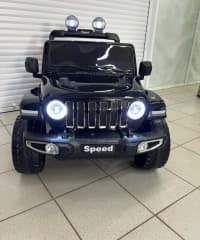 Uşaq elektromobili Jeep 4x4 Qara — şəkil 4