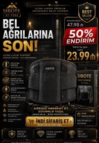 Ortopedik bel kəməri Sibote P6 (ST-7505) — şəkil 5