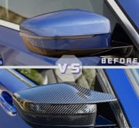 Yan güzgü üstlükləri BMW G20 G30 G11 Karbon Fiber — şəkil 3