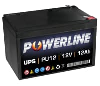 Akkumulyator Powerline 12V 12Ah UPS üçün — şəkil 2