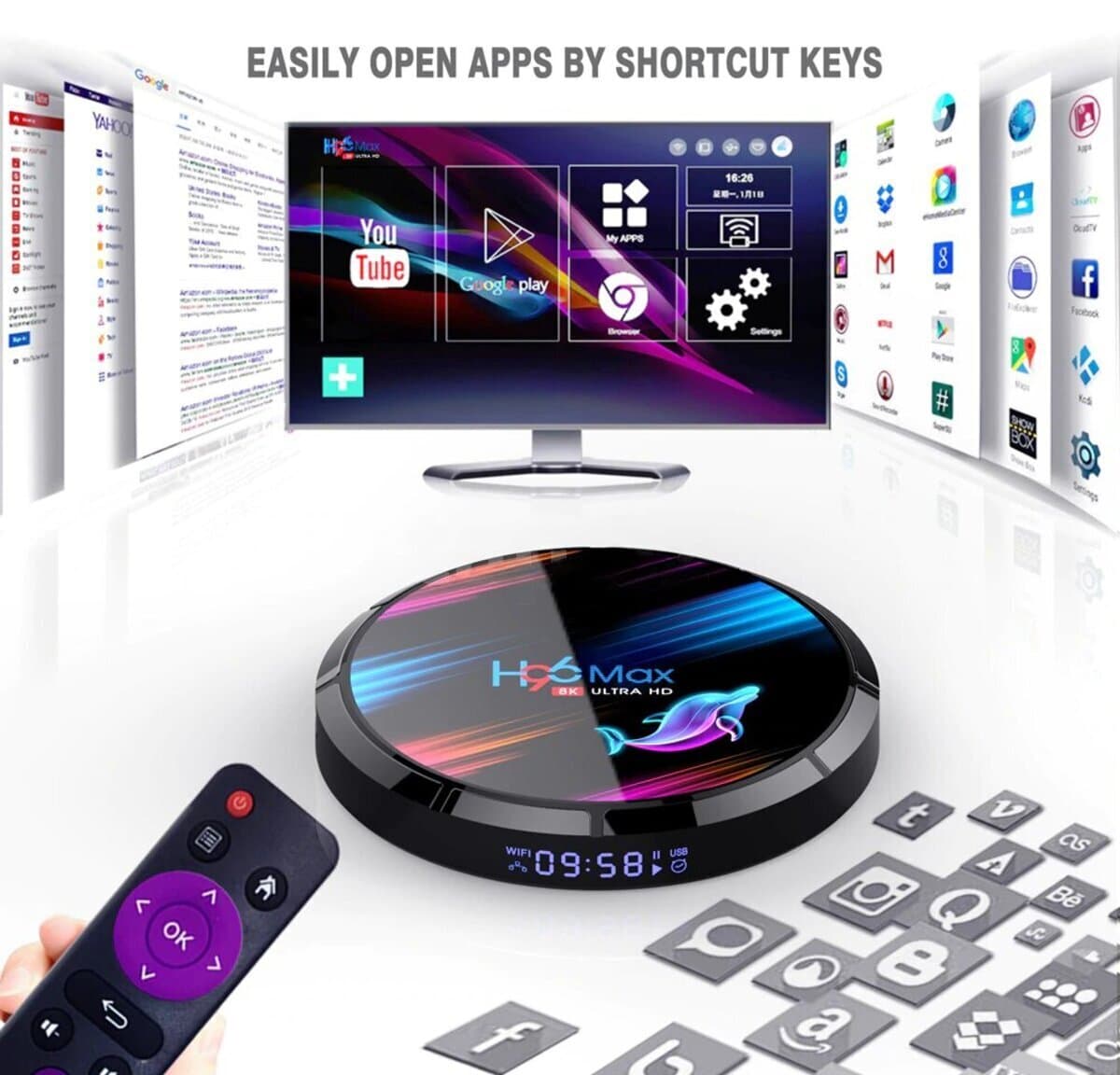 Smart TV Box H96 Max X3 4GB RAM 64GB ROM
