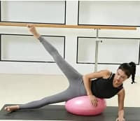 Ortası Dəlikli Aerobika və Pilates Topu — şəkil 10