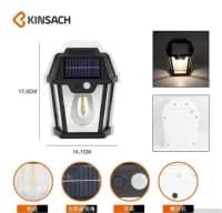 Günəş enerjili dekorativ lampa 18W — şəkil 1