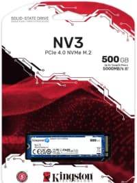 SSD Kingston NV3 500GB PCIe 4.0 NVMe M.2 — şəkil 1