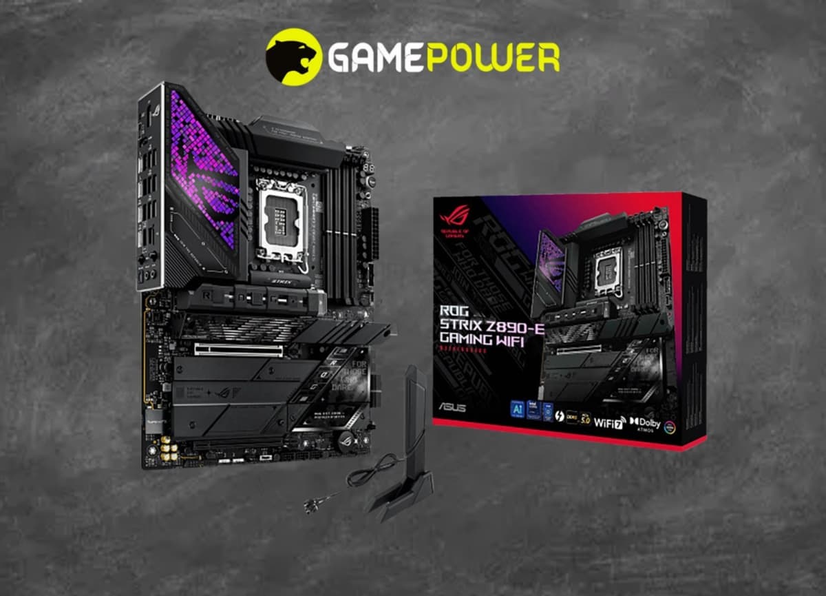 ASUS ROG Strix Z890-E Gaming WiFi 7 DDR5 Ana Plata