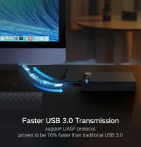Xarici yaddaş qutusu Ugreen USB 3.0 3.5 inch HDD/SSD — şəkil 4