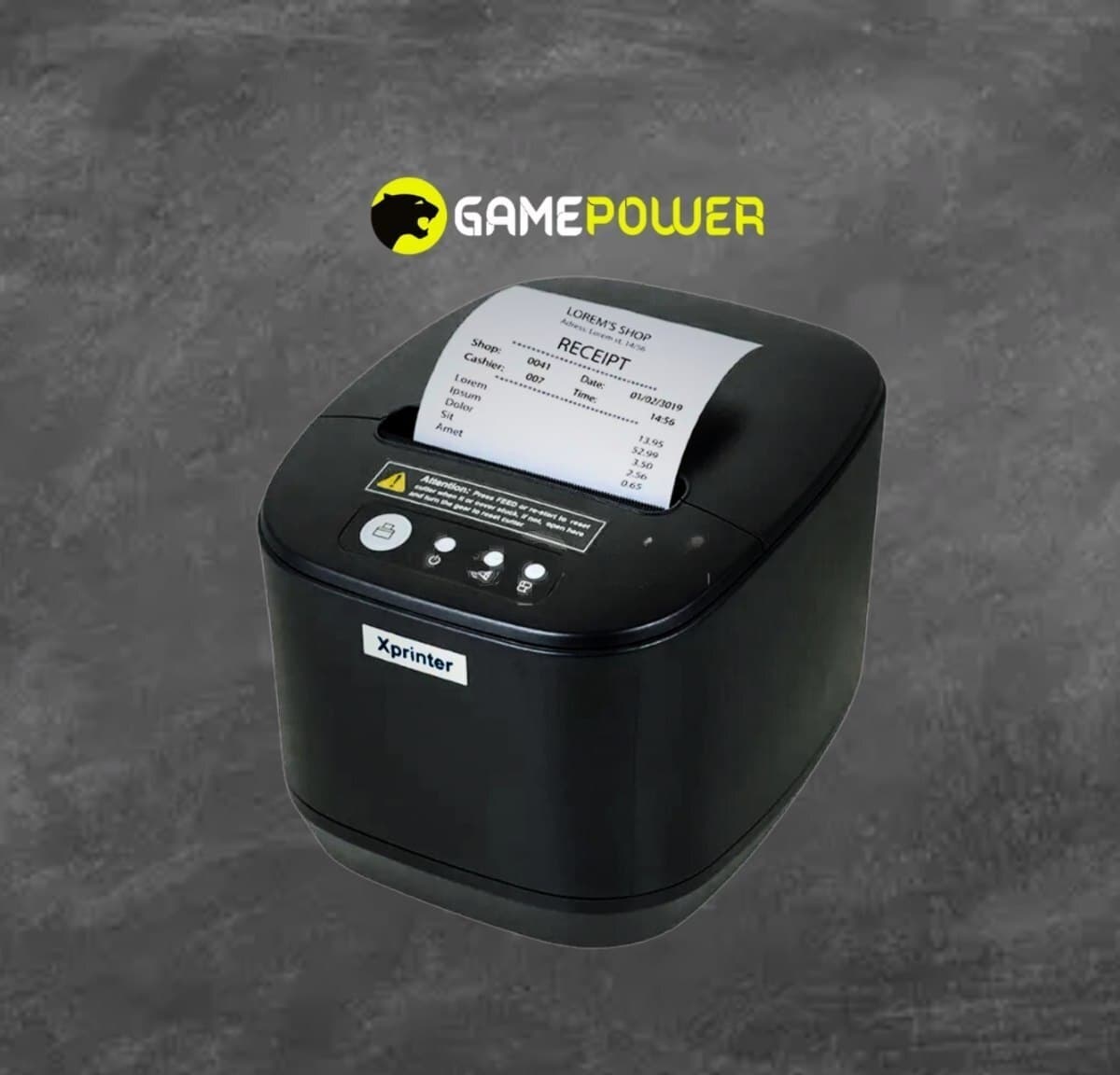 Xprinter XP-Q833L USB+LAN Termal Qəbz Printeri