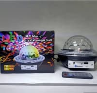 Disko lampa Bluetooth LED ufo kristal sehrli top — şəkil 2