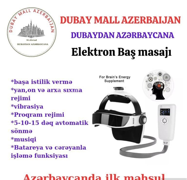 Baş masaj aparatı vakum və vibrasiya funksiyalı