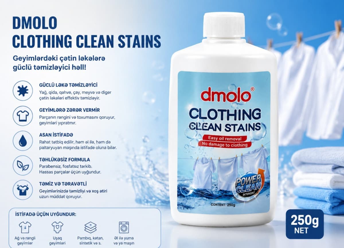 Ləkəçıxarıcı maye Dmolo 250ml