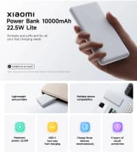 10,000 mAh powerbank, Qara rəng — şəkil 2