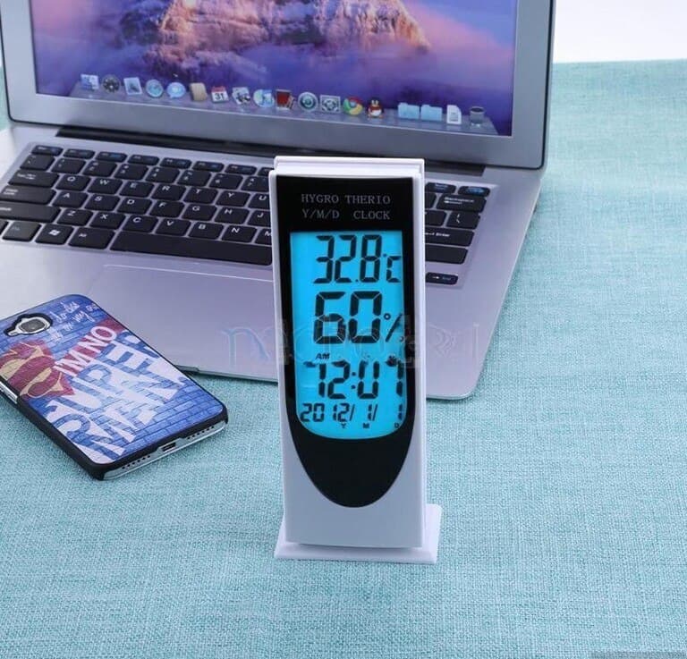 Termometr hiqrometr HTC-8 otaq üçün