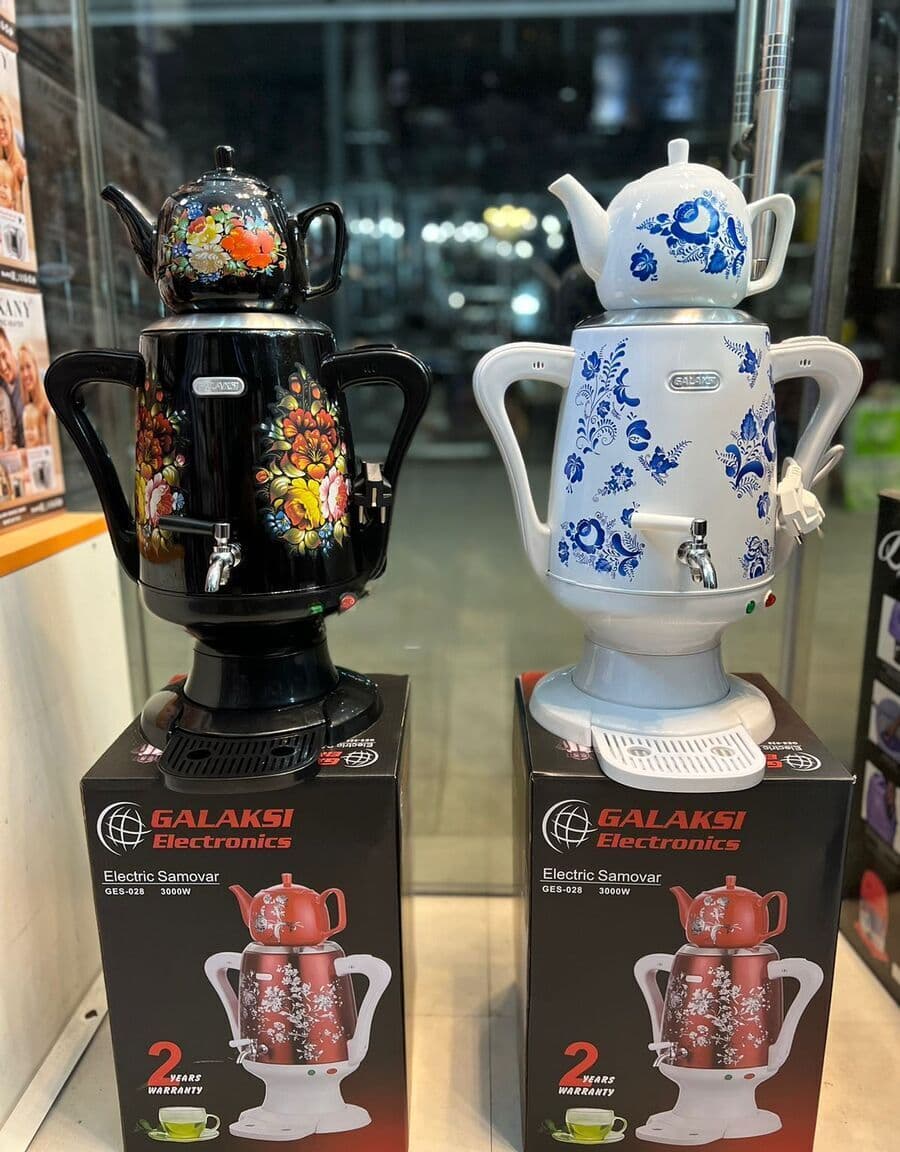 Samovar Paslanmayan polad material