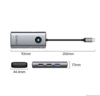 USB-C Hub Orico PW11-5P 5-in-1 — şəkil 2