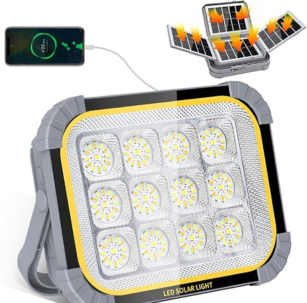 Günəş enerjili 4 panelli 3410 LED projektor