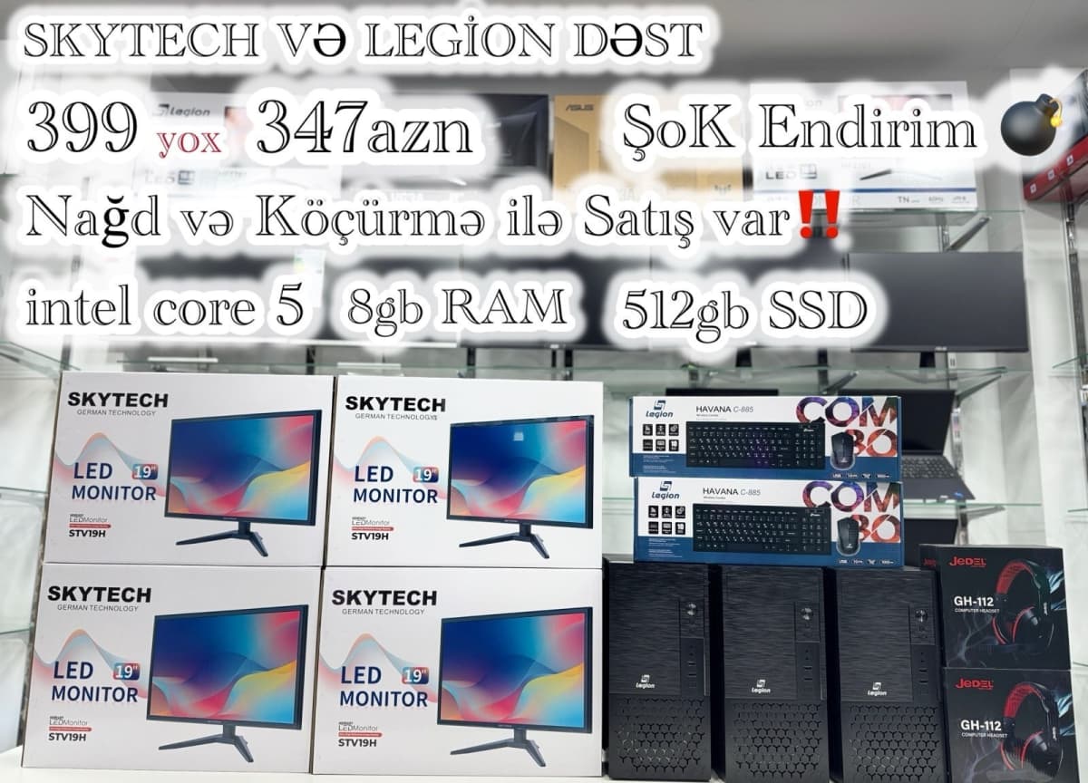 Legion Skytech Masaüstü Kompüter Dəsti