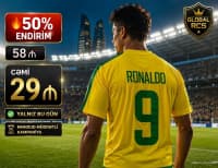 Braziliya Ronaldo Nazario 9 Retro Futbol Forması — şəkil 3