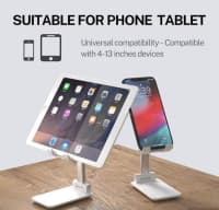 Qatlana bilən masaüstü telefon və planşet dayağı — şəkil 9