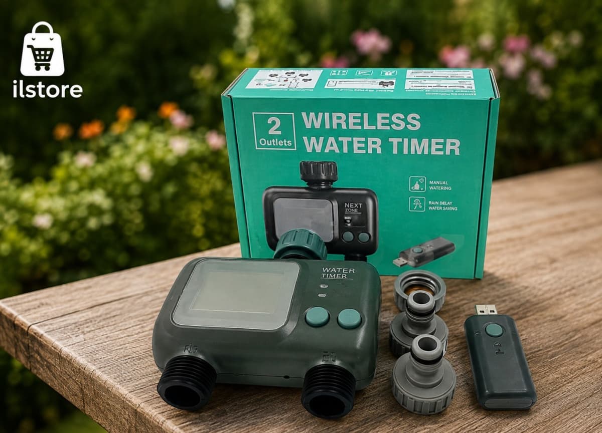 Suvarma timeri WiFi, 2 çıxışlı
