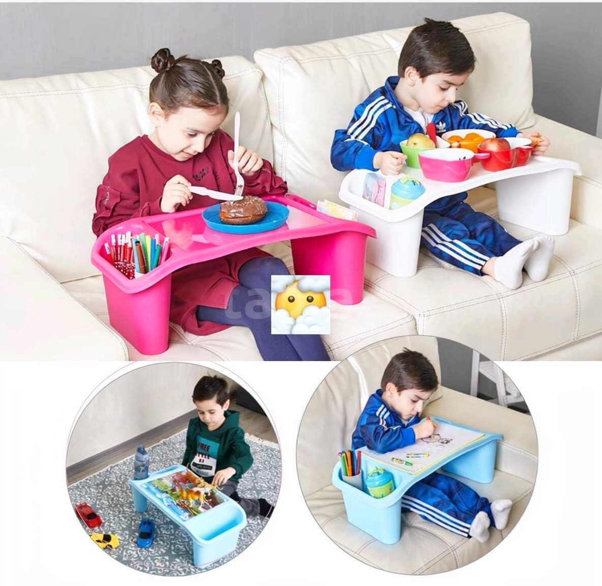Uniseks uşaq stulu, Qarışıq rəng