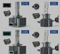 LED fara lampaları D1S, D2S, D3S, D4S, D5S, D8S — şəkil 3