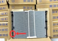 Su radiatoru BMW G30 G31 G11 G12 G32 — şəkil 1