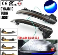 Yan güzgü LED dönmə işıqları Audi A6 C7 RS6 S-line — şəkil 5