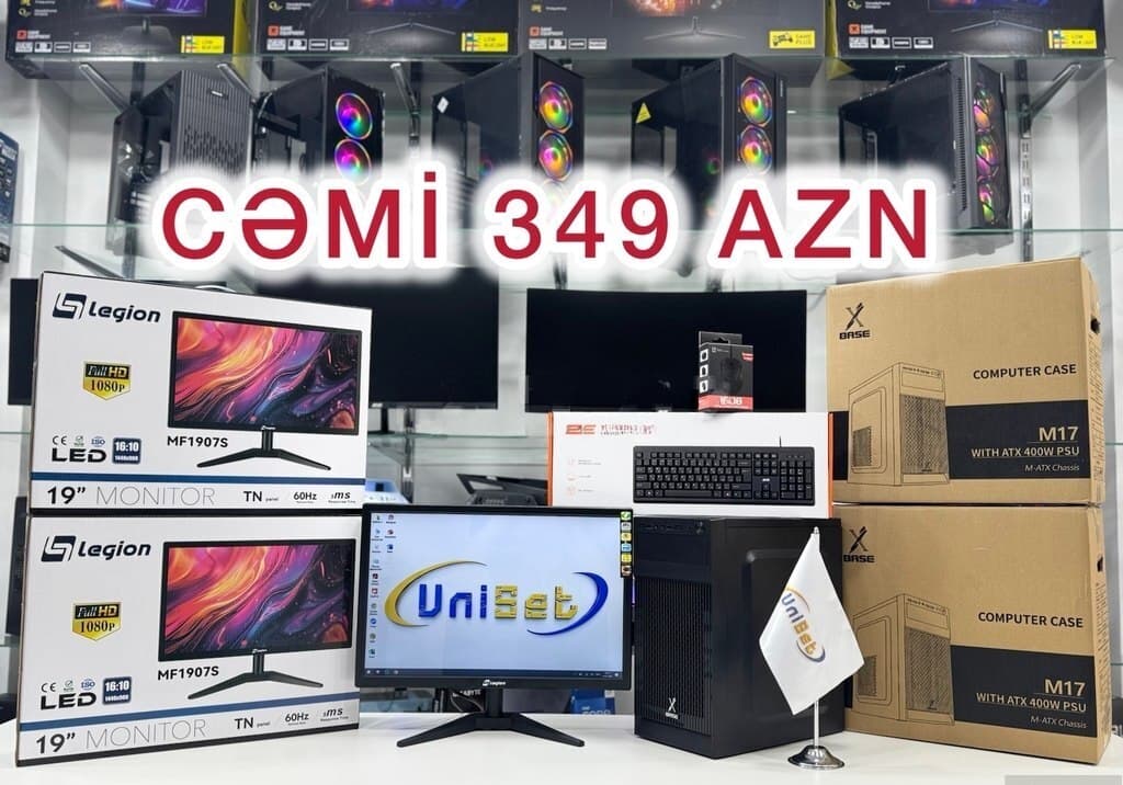 Intel i5 Masaüstü Kompüter Dəsti (12GB RAM, 240GB SSD)