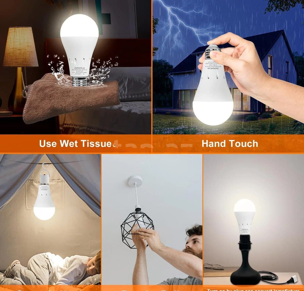 LED lampa, Ağ rəng