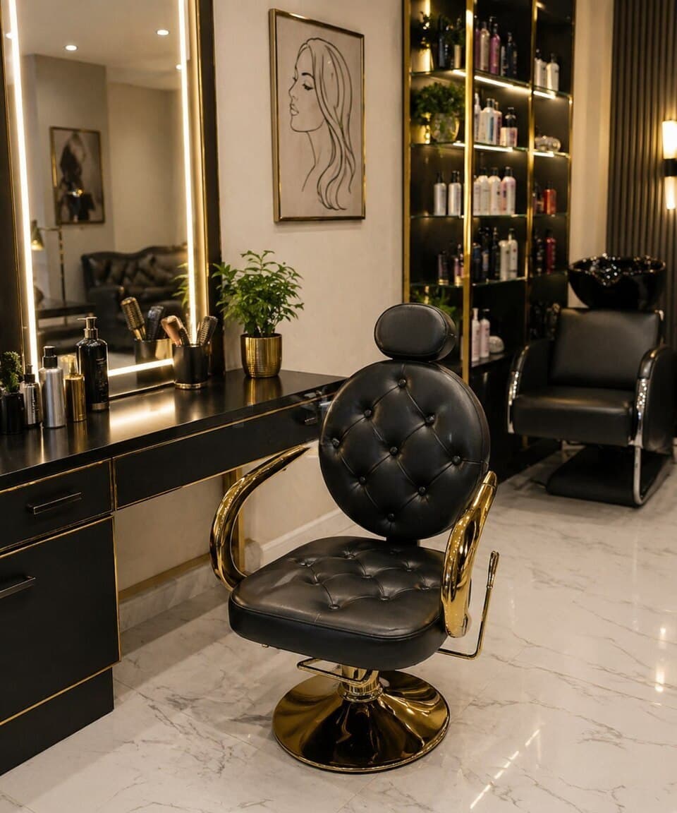 Bərbər və salon kreslosu hidravlik