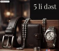 Hədiyyə dəsti 5-li kişi aksessuarı — şəkil 21