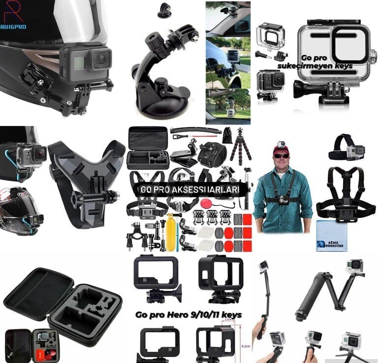 GoPro və Aksion Kamera Aksesuarları