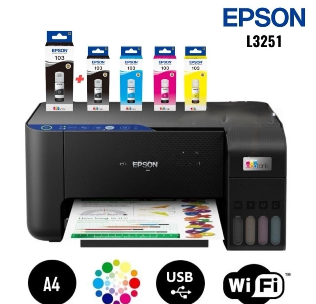 Epson EcoTank L3251 Rəngli Printer