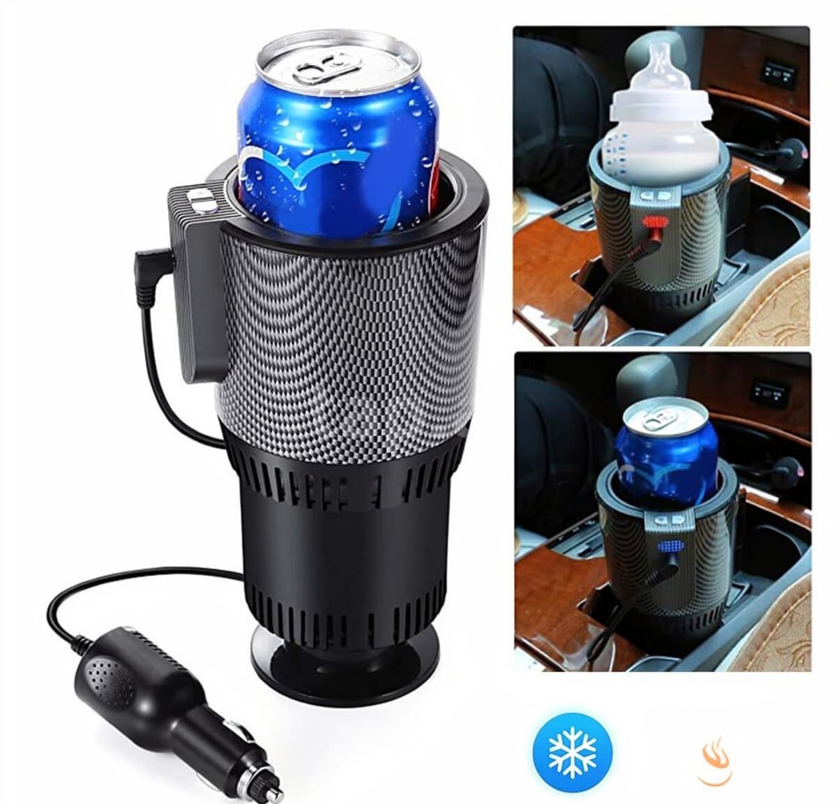 Avtomobil üçün smart su qızdırıcı və soyuducu stəkan