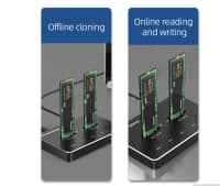 SSD Docking Station Blueendless M.2 SATA Dual-Bay — şəkil 4