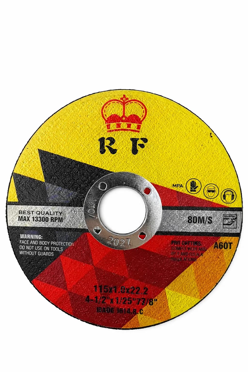 RF Metal üçün Kəsici Disk 115x1.0x22.2 mm