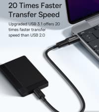 Adapter Baseus Type-C to USB 3.1 OTG — şəkil 3