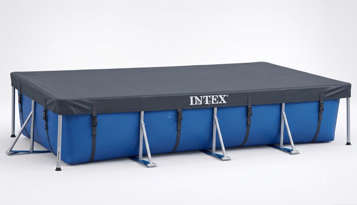 Intex 28039 Düzbucaqlı Karkas Hovuz Tenti 450x220 sm