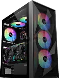Kompüter korpusu Sama 3509 Black ATX Mid-Tower ARGB — şəkil 3