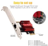 Şəbəkə kartı RTL8125B 2.5Gbps PCI-E — şəkil 5