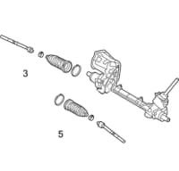 Sükan reykası Ford Fusion 2013-2020 — şəkil 4