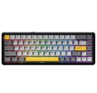 Klaviatura Ajazz AK680 Max Black Gray Yellow — şəkil 2