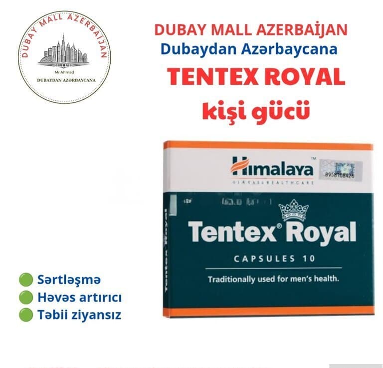 Qida əlavəsi Tentex Royal Himalaya 10 kapsul
