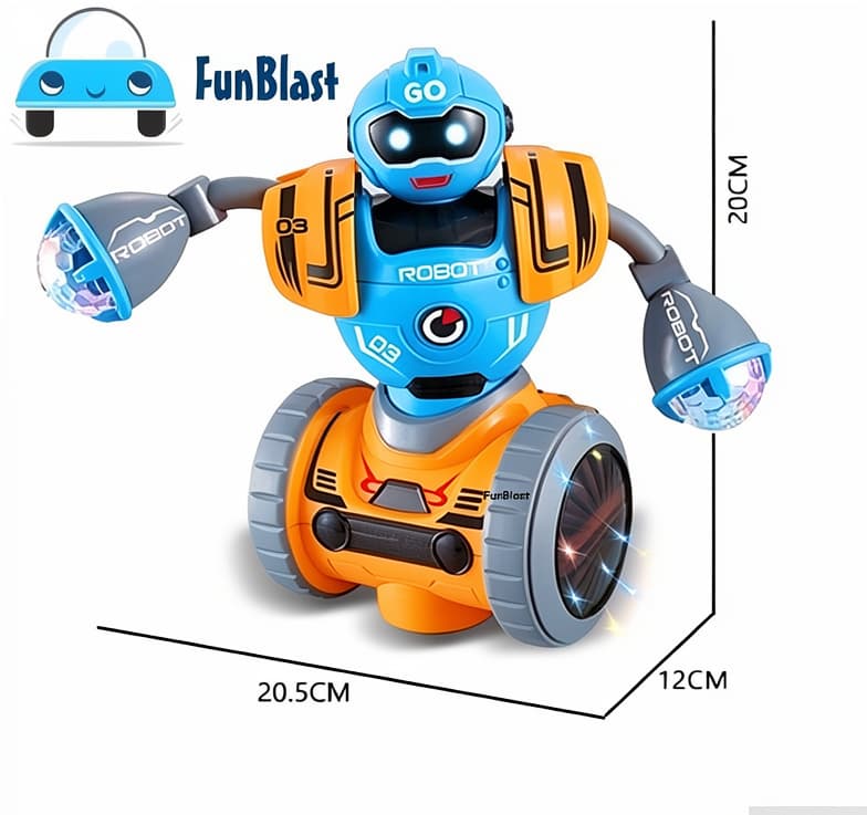 FunBlast İşıqlı və Musiqili Oyuncaq Robot