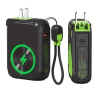10,000 mAh powerbank, Açıq yaşıl rəng — şəkil 2