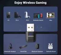Bluetooth adapter Ugreen USB 5.3 PS5/PS4/Nintendo — şəkil 5