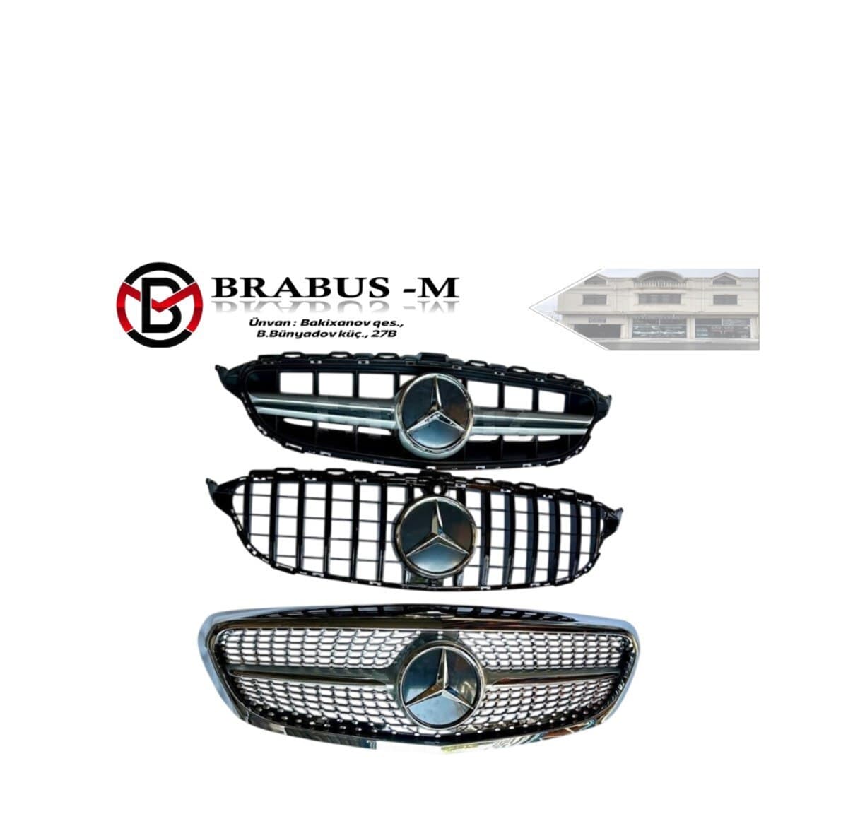 Radiator barmaqlığı Mercedes W205